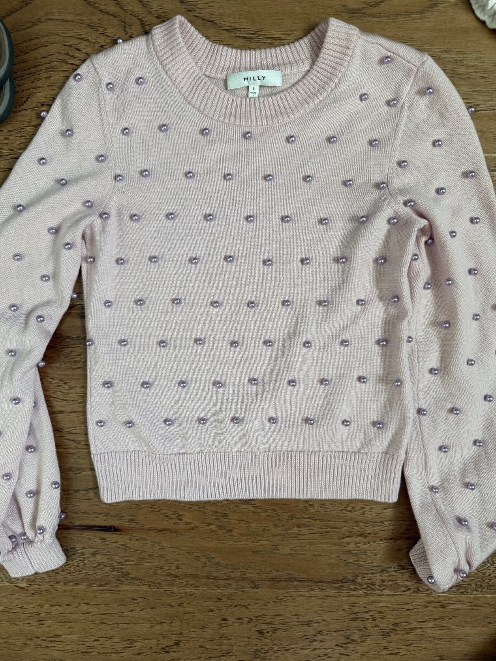 Milly embellished sweater
